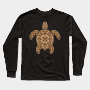 Mandala Turtle Long Sleeve T-Shirt